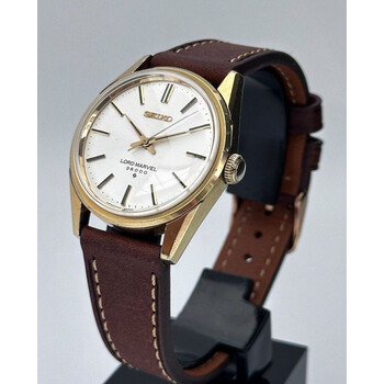 (SOLD!!) 35mm • 1974 Seiko Lord Marvel 36000 Hi-Beat 5740-8ooo Gold Plated